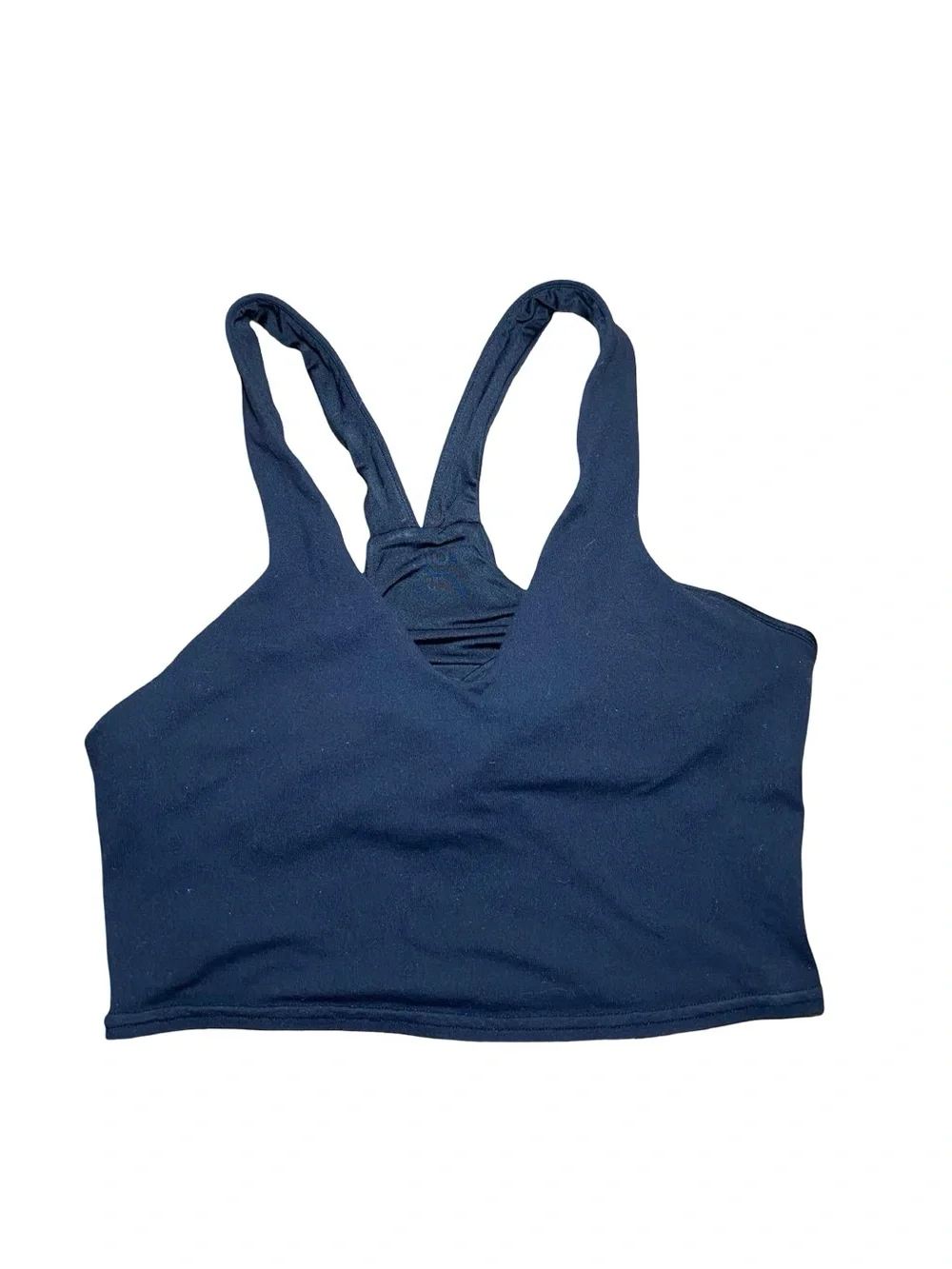 ALO Yoga Deep Navy V-Neck Sports Bralette